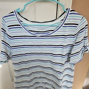 Talbots Women's Multicolor Striped Tee